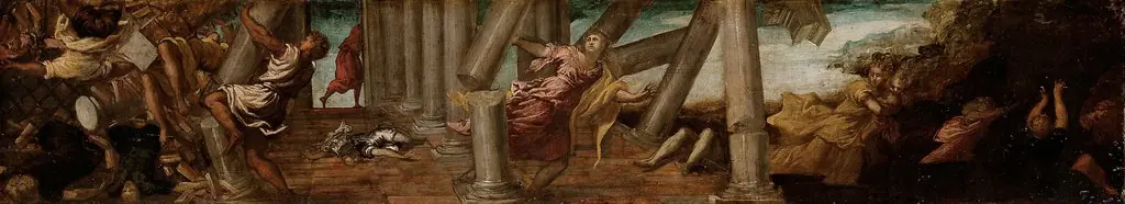 Simsons Rache an den Philistern, by Jacopo Tintoretto