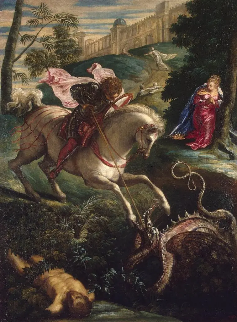 St George, by Jacopo Tintoretto
