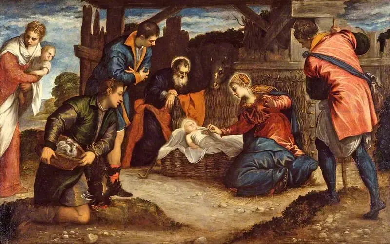 The Adoration of the Shepherds, by Jacopo Tintoretto