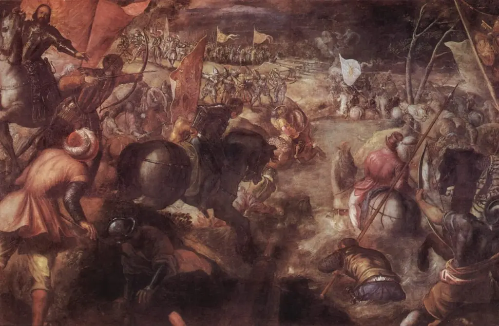The battle of Taro, by Jacopo Tintoretto