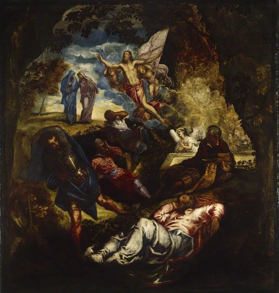 The Resurrection of Christ, by Jacopo Tintoretto, oil, 1550