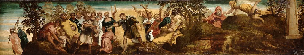 Verheissung an David von der ewigen Dauer seines Hauses (?), by Jacopo Tintoretto, unspecified, 1543