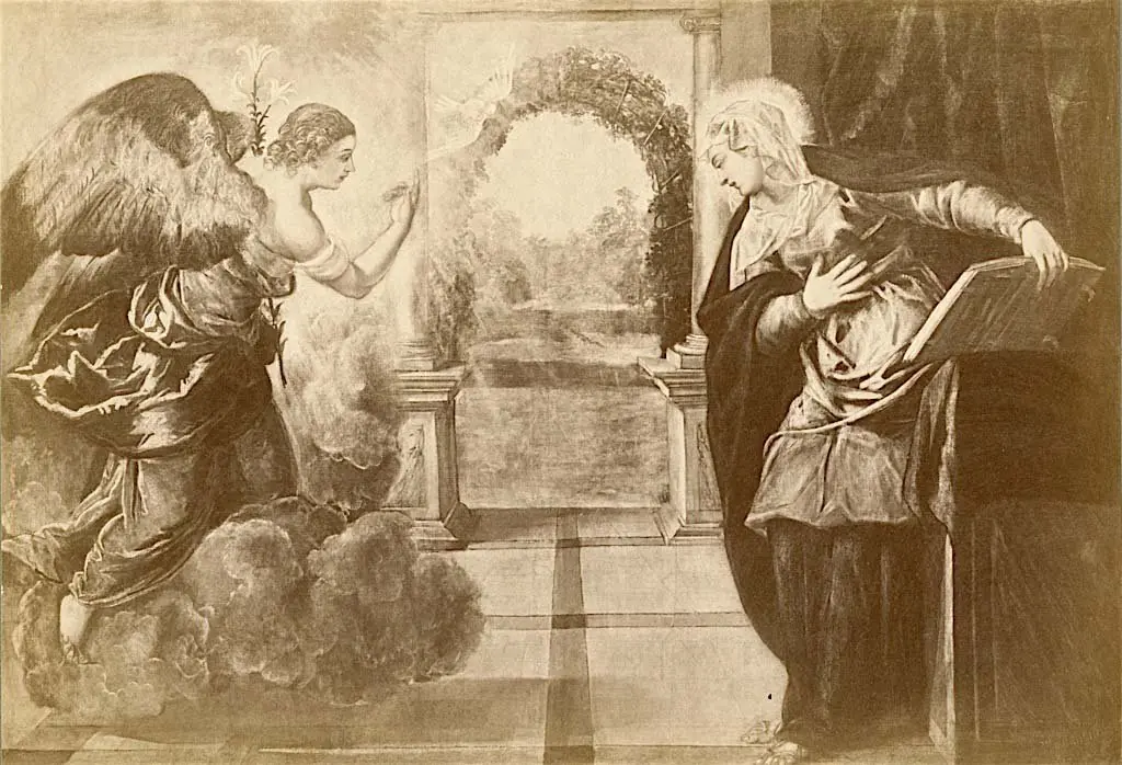 Verkündigung Mariae, by Jacopo Tintoretto