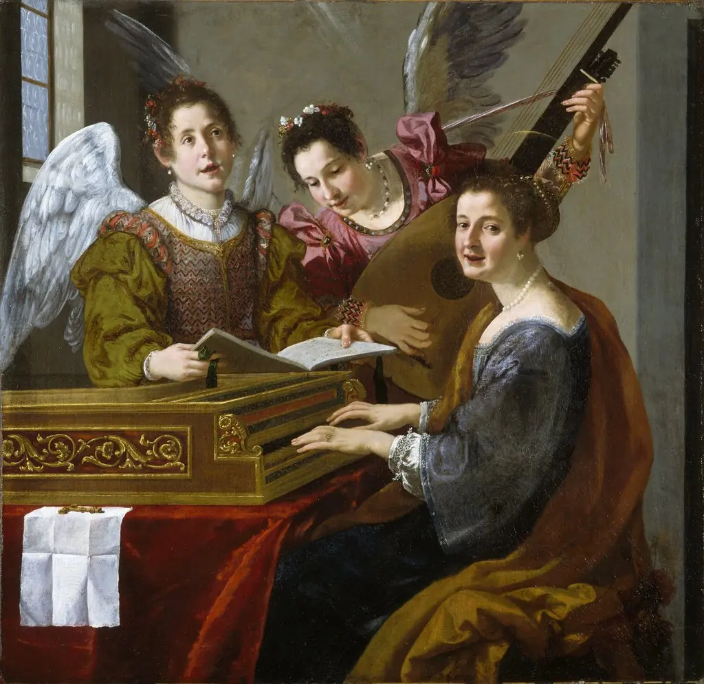 Saint Cecilia, by Jacopo Vignali