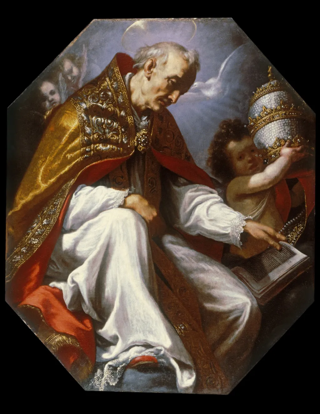 Saint Gregory the Great, by Jacopo Vignali, oil, 1630
