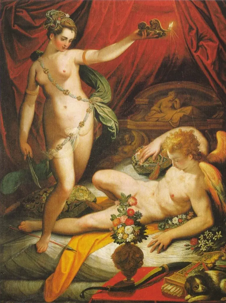 Amor and Psyche, by Jacopo Zucchi