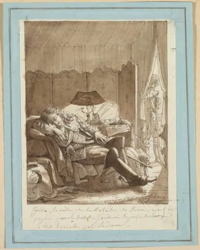 Le Sommeil du Grand Condé, by Jacque-Noël-Marie Frémy