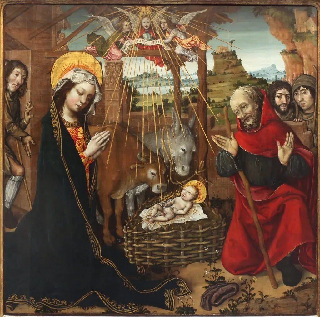 The adoration of the Child, by Jacquelin de Montluçon