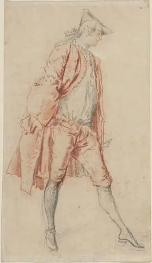 A French Gentleman Standing, by Jacques André Portail