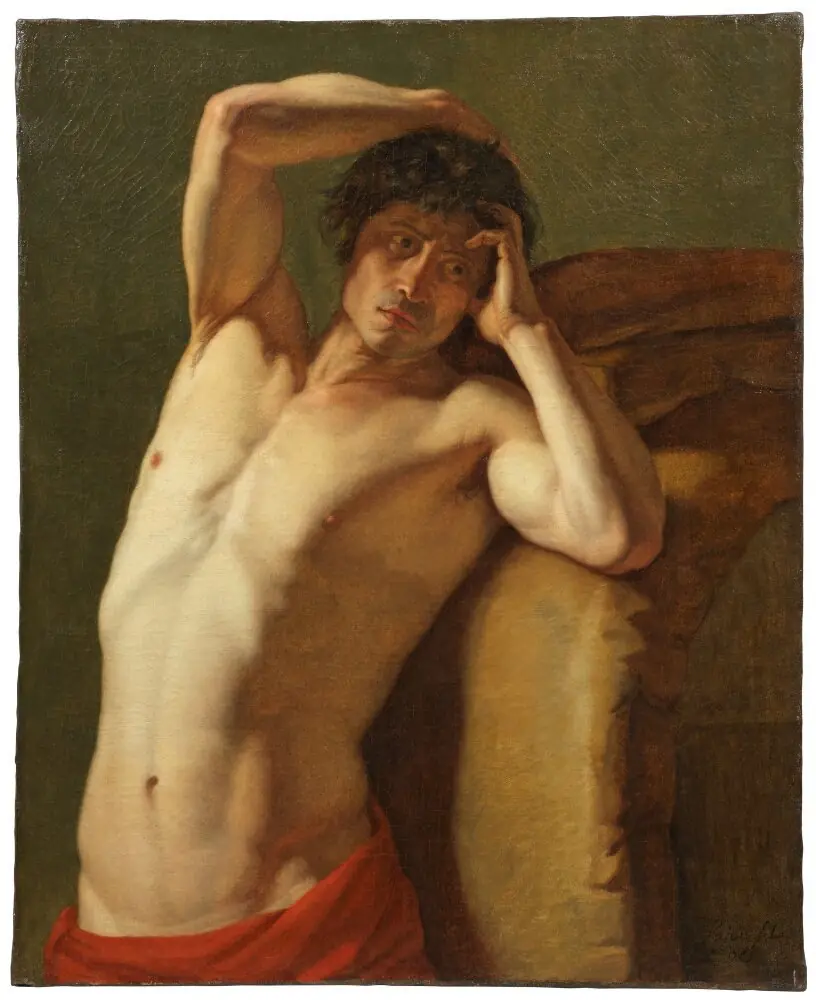 Men Studies, by Jacques Augustin Catherine Pajou