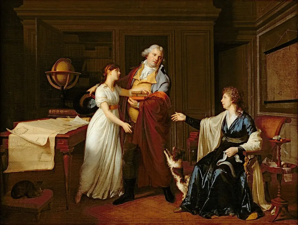 Portrait de famille, by Jacques Augustin Catherine Pajou