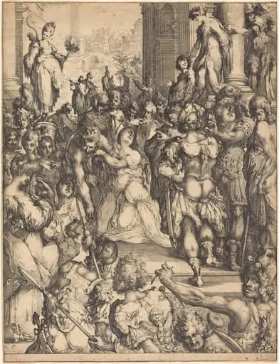 Martyrdom of Saint Lucy, by Jacques Bellange