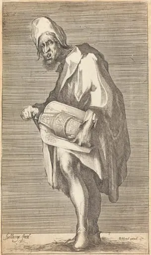 The Blind Hurdy Gurdy Player, by Jacques Bellange