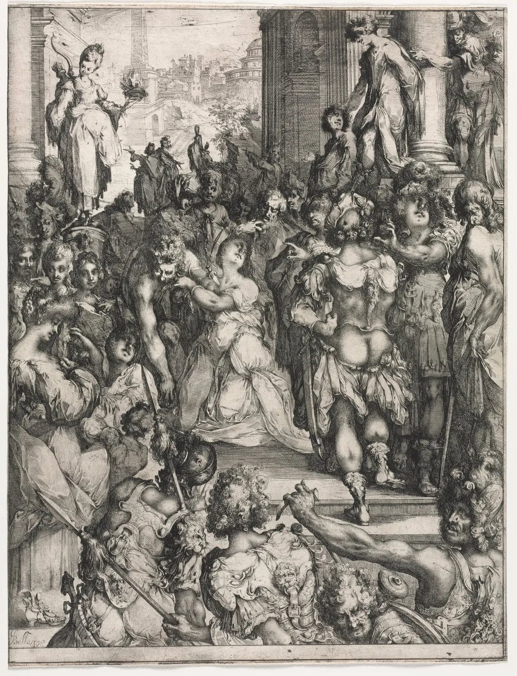 The Martyrdom of Saint Lucy, by Jacques Bellange, 1614