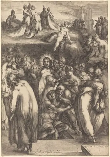 The Raising of Lazarus, by Jacques Bellange