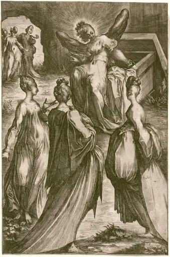 The Three Marys at the Tomb, by Jacques Bellange
