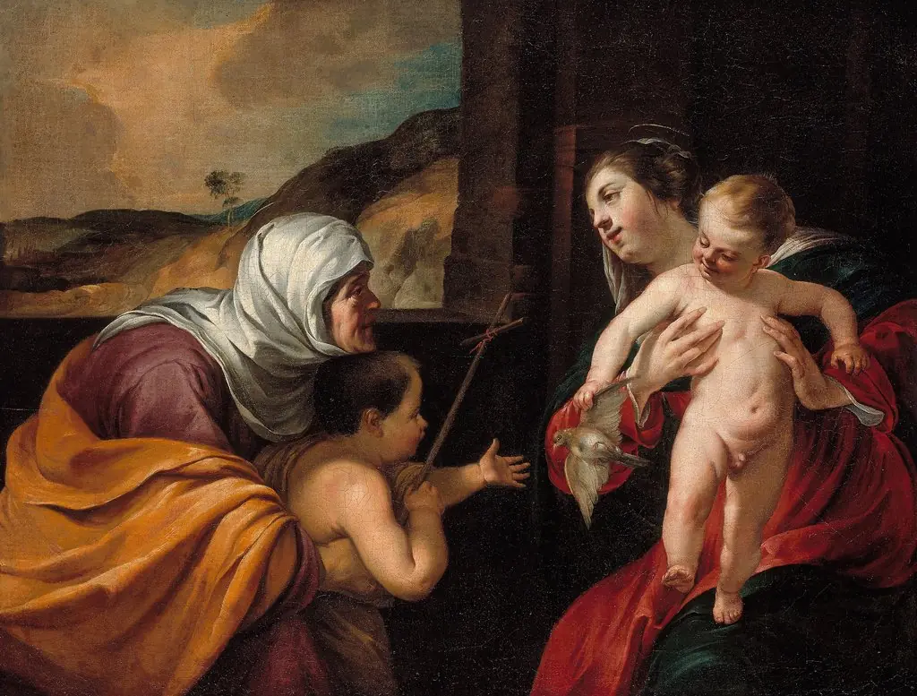 Virgin and Child with Saint Elizabeth and the Infant Saint John the Baptist, by Jacques Blanchard