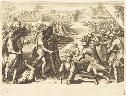 Assault on the Outer Forts of Bone, by Jacques Callot