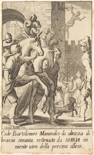 Bartolomeo, Farrier, by Jacques Callot