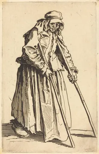 Beggar Woman with Crutches, by Jacques Callot