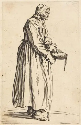 Beggar Woman with Pan, by Jacques Callot