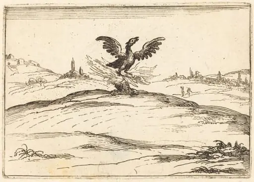 Burning Phoenix, by Jacques Callot