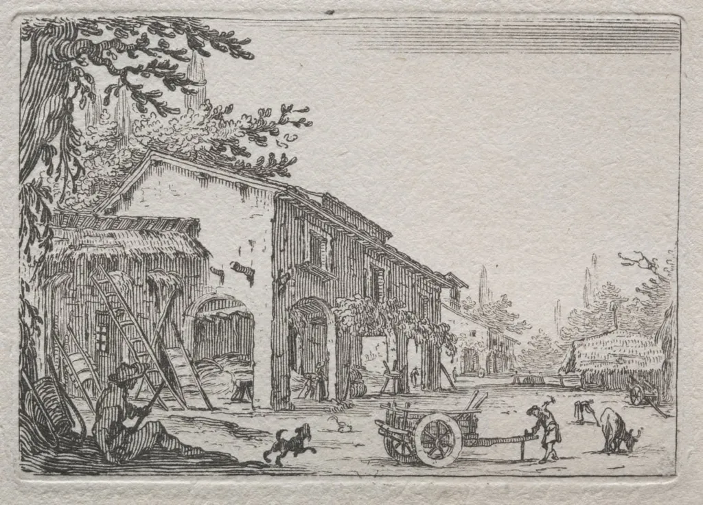 Caprices: The Italian Farm, by Jacques Callot