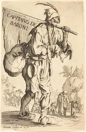 Captain of the Barons, by Jacques Callot