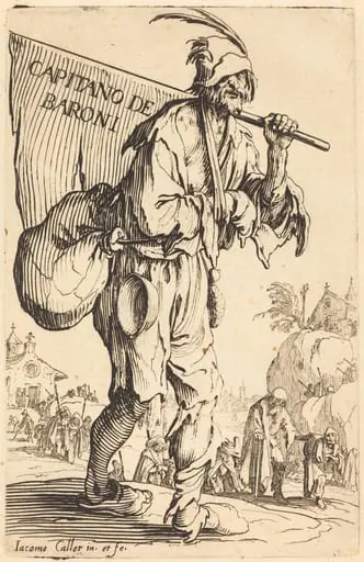 Captain of the Barons, by Jacques Callot