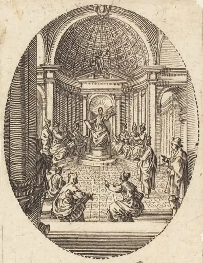 Christ among the Doctors, by Jacques Callot