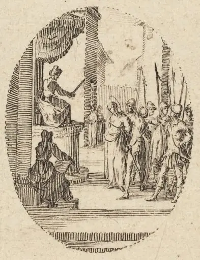 Christ before Pilate, by Jacques Callot