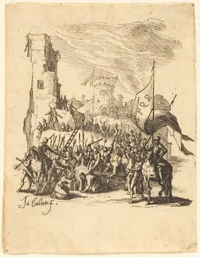 Christ Carrying the Cross, by Jacques Callot
