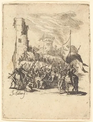Christ Carrying the Cross, by Jacques Callot