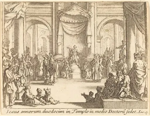 Christ Disputing with the Doctors, by Jacques Callot
