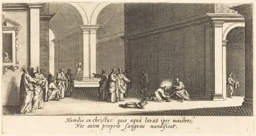 Christ Washing the Apostles' Feet, by Jacques Callot