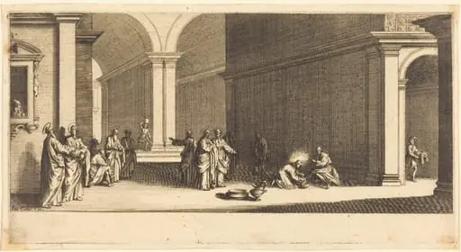 Christ Washing the Apostles' Feet, by Jacques Callot