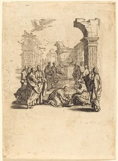 Christ Washing the Feet of the Apostles, by Jacques Callot