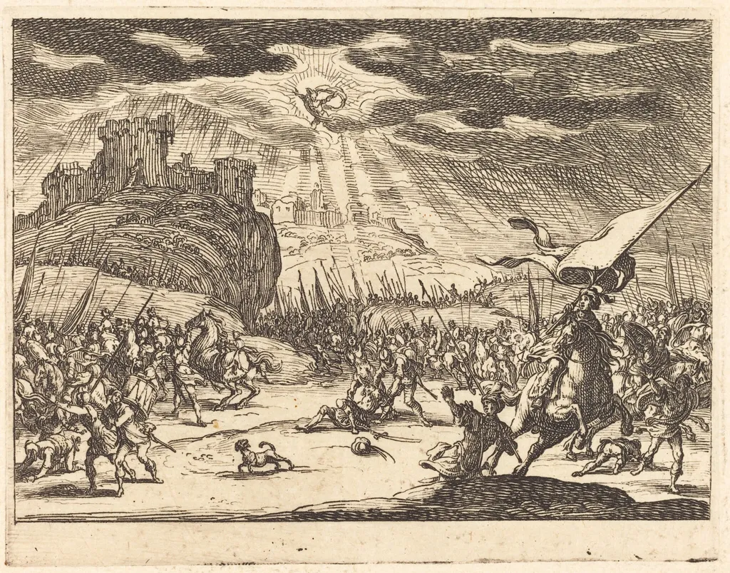 Conversion of Paul, by Jacques Callot, ink, 1635