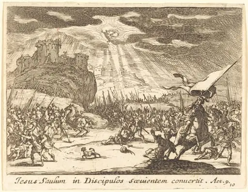 Conversion of Paul, by Jacques Callot