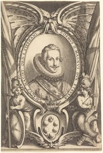 Cosimo II de' Medici, Grand Duke of Tuscany, by Jacques Callot