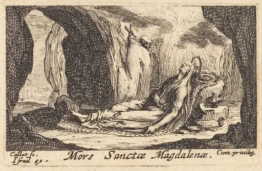 Death of the Magdalene, by Jacques Callot
