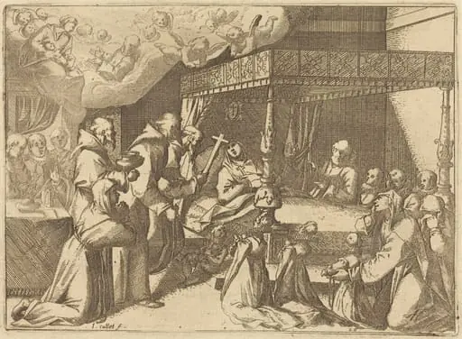 Death of the Queen, by Jacques Callot