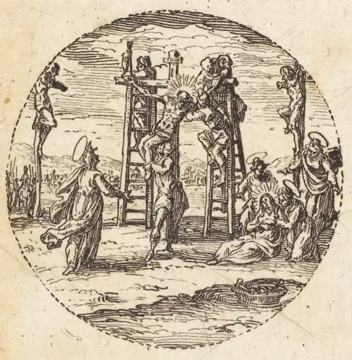 Descent from the Cross, by Jacques Callot
