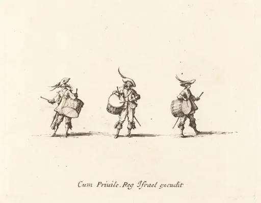 Drill with Drums, by Jacques Callot