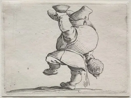 Drinker Seen From Behind, by Jacques Callot