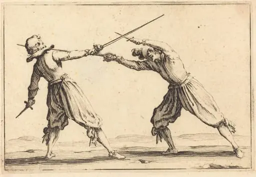 Duel with Swords and Daggers, by Jacques Callot