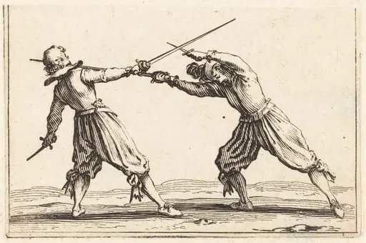 Duel with Swords and Daggers, by Jacques Callot