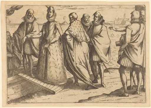 Embarkation at Genoa, by Jacques Callot