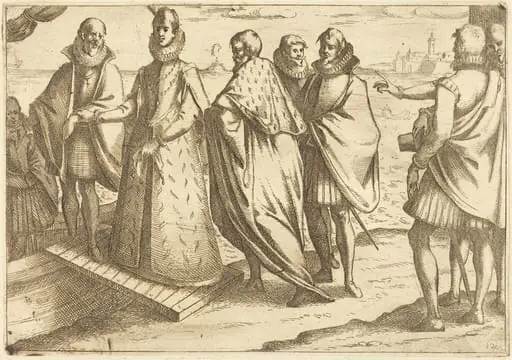 Embarkation at Genoa, by Jacques Callot