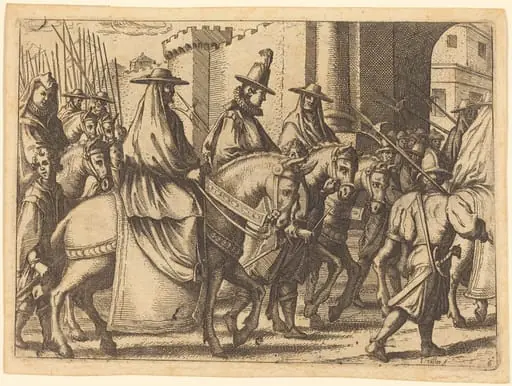 Entry into Ferrara, by Jacques Callot